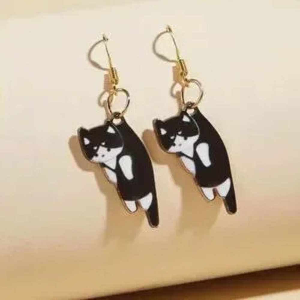 Small?Cat Dangle?Earrings